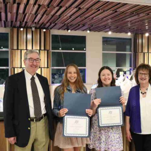 Congratulations to the 2024 Doug and Linda Woods Excellence in Athletic Training Award Scholarship Recipients Anja Whitehouse and Lacey Jajko